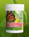 Vitamin D3   Vitamin K2   Goji Beere